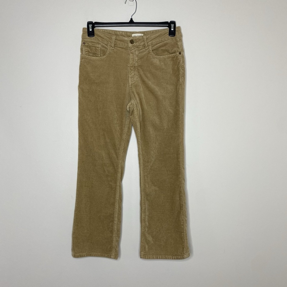 Pilcro The Yaya Corduroy Pants Womens 30 Tan MidRise Bootcut 30X20 Anthropologie